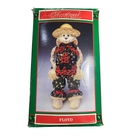 VTG 1994 House of Lloyd Christmas Around The World Floyd Bunny 541857 W/Box - Picture 1 of 10